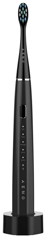Periuță de dinți electrică AENO - DB2S, 3 rezerve, neagră - imagine 1
