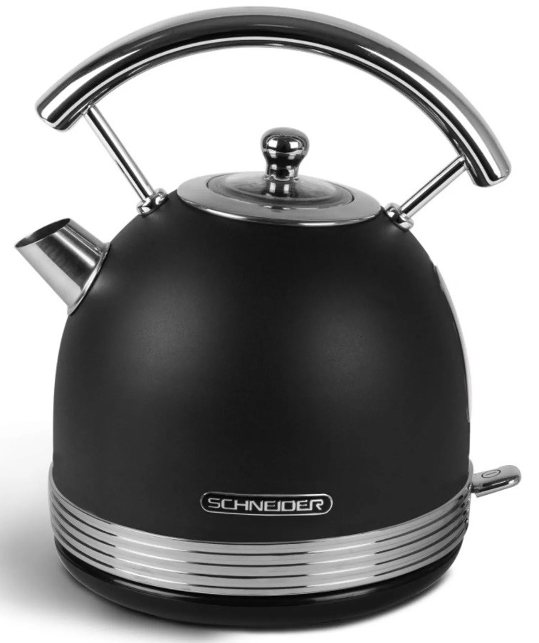 Fierbator de apă Schneider - SCKE17CR, 1850-2200 W, 1.7 l, cremă