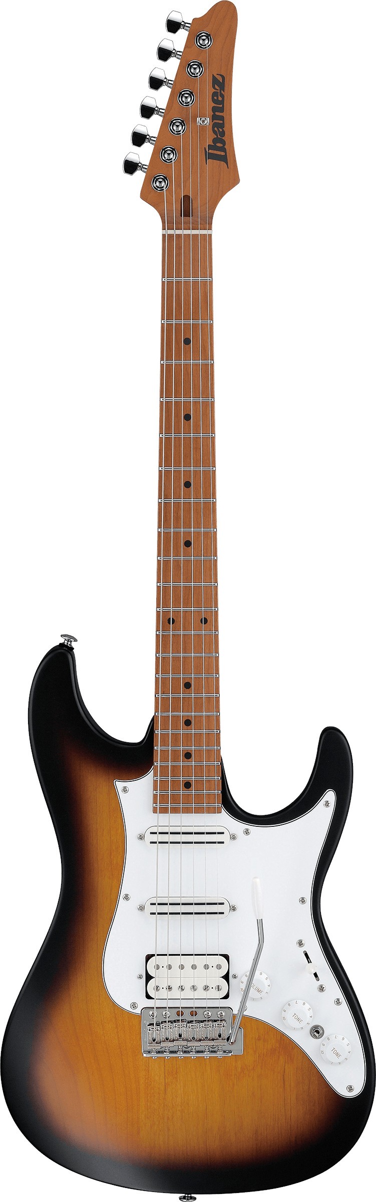 Chitară electrică Ibanez - ATZ10P STM w/Bag, neagră /maro - imagine 1