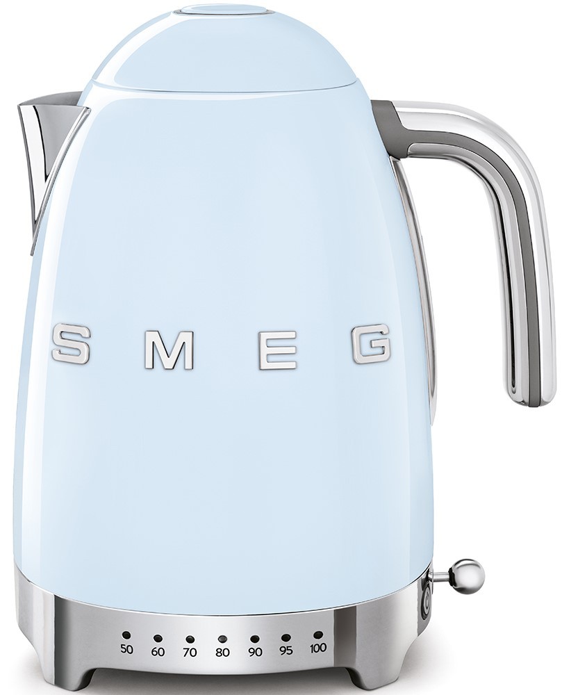 Fierbător electric Smeg - KLF04PBEU, 2400W, 1.7l, albastru