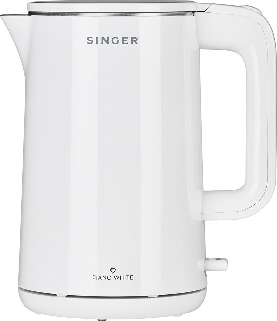 Ceainic electric Singer WK-15040 PWH, 2200 W, 1,5 l, alb