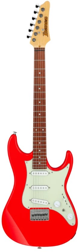 Chitară electrică Ibanez AZES31 VM, roșu/alb - imagine 1