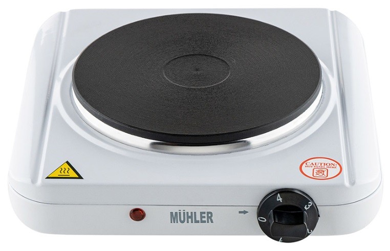 Plită electrică Muhler - MHP-151C, 1500W, singur, alb - imagine 1