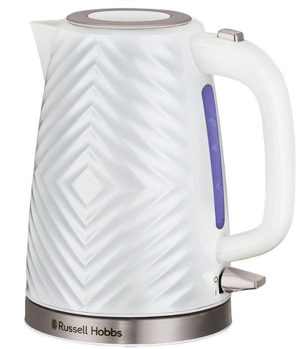 Fierbător electric Russell Hobbs - 26381-70, 2400W, 1.7 l, alb - imagine 1