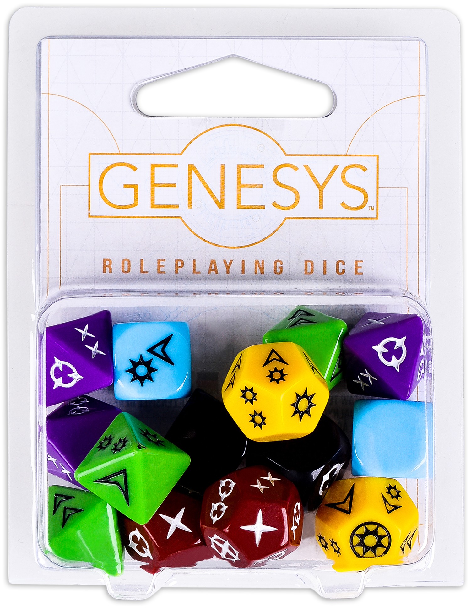 Set de zaruri Genesys Roleplaying Dice Pack Ozone.ro