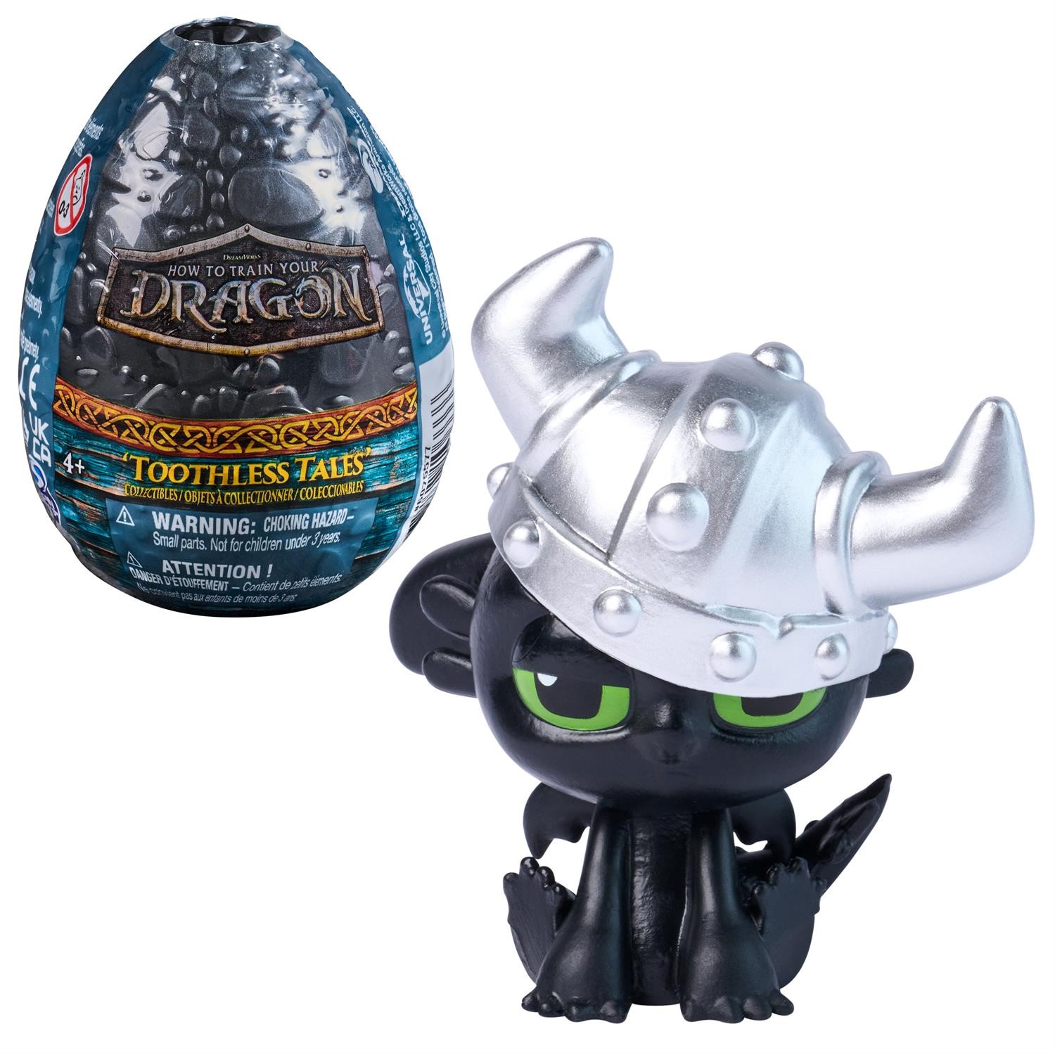 Figurină surpriză DreamWorks Dragons - How to Train Your Dragon, Fără dinți, sortiment