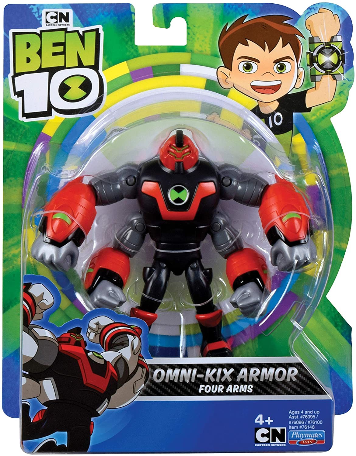 Figurina Playmates Ben 10 Omni-Kix Armor Four Arms | Ozone.ro