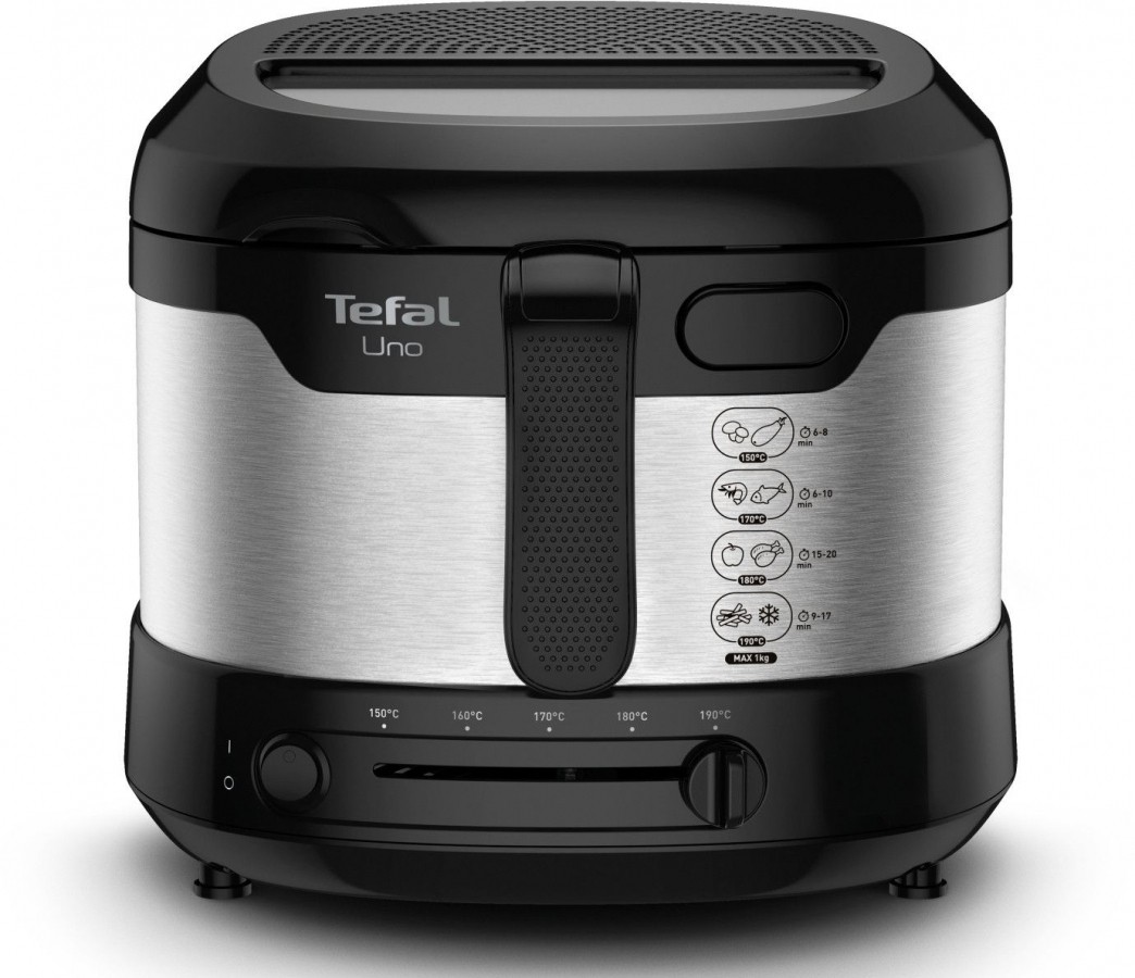 Friteuză Tefal - Uno FF215D30, 1600W, 1,8l, argintiu/negru - imagine 1