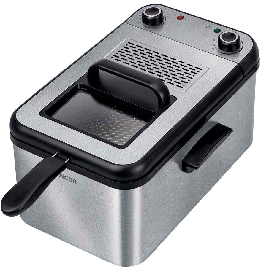Friteuză Sencor - SFR 7200SS, 2200W, 3,2 l, argintiu