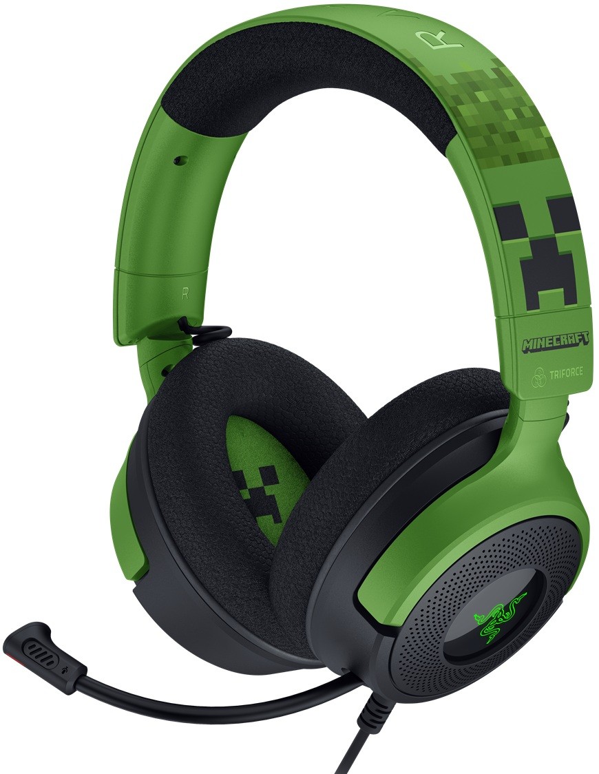 Căști pentru gaming Razer - Kraken V4 X, Minecraft Edition | Ozone.ro
