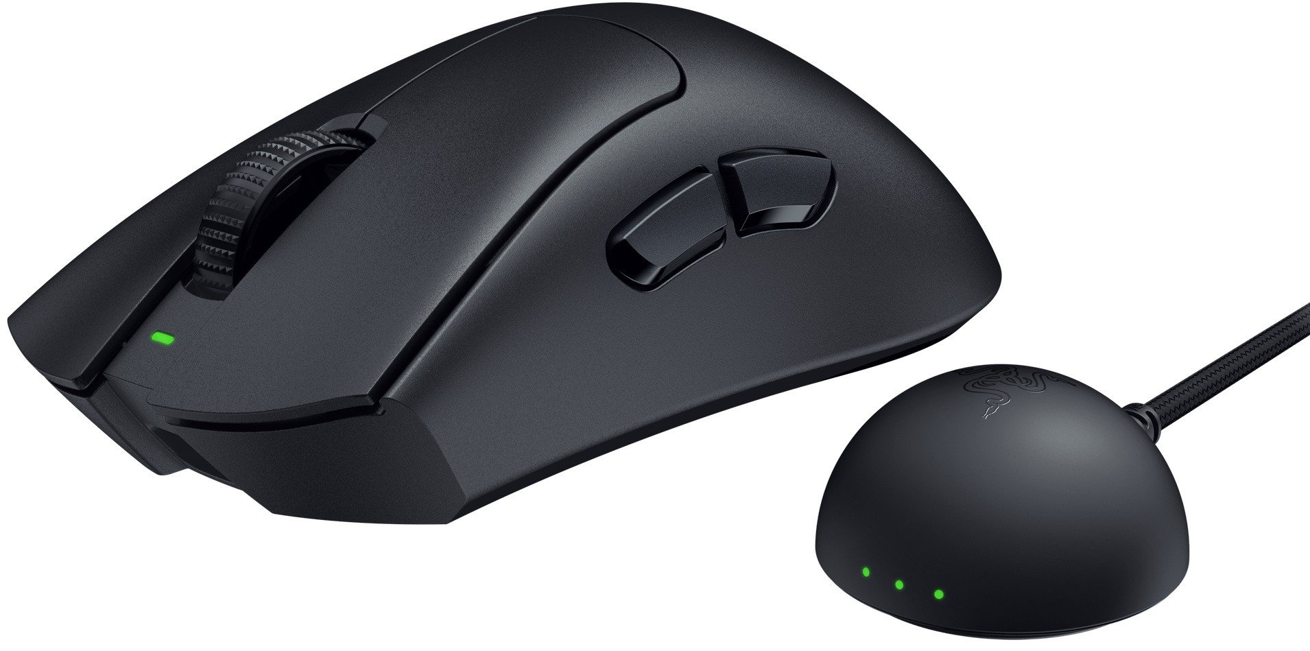 Mouse gaming Razer - DeathAdder V4 Pro, optic, wireless, negru