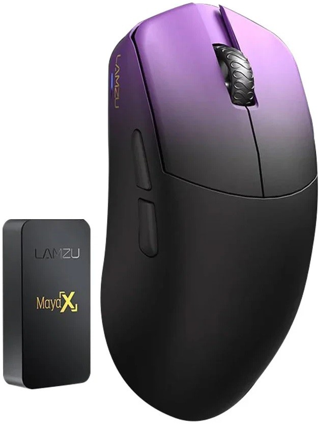 Mouse de gaming Lamzu - MAYA X 8K, optic, wireless, Purple Shadow