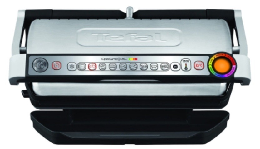 Grătar Tefal - Optigrill+ XL, GC724D12, 2000W, antiaderent, gri - imagine 1