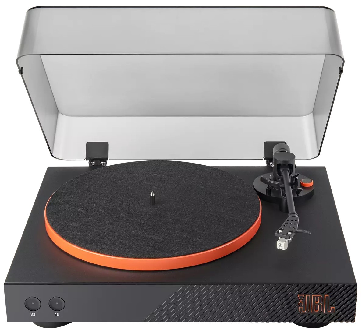 Pick-up JBL - Spinner BT, negru/portocale - imagine 1