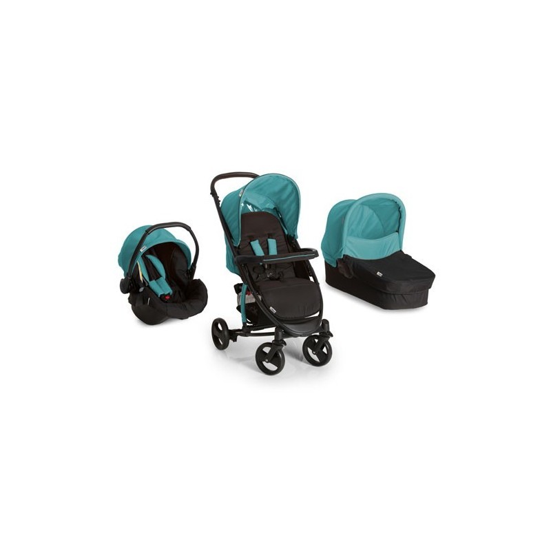 C rucior combinat Hauck Miami 4S Trio Set Caviar Petrolin
