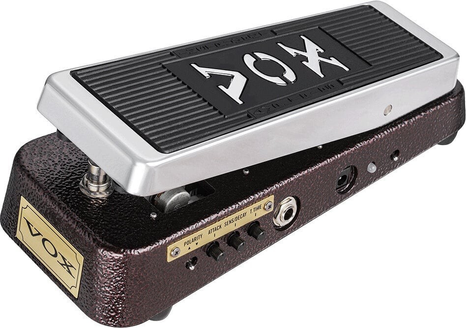 Pedală hibridă Wah-Wah Vox – V863-CA, pentru chitară și bas, maro/argintiu - imagine 1