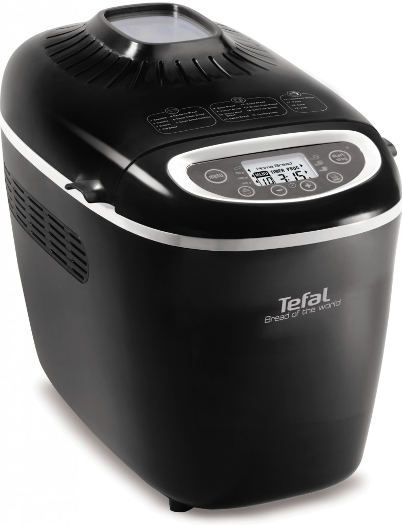 Maşină de pâine Tefal - PF611838, 1600W, 19 programe, neagră - imagine 1