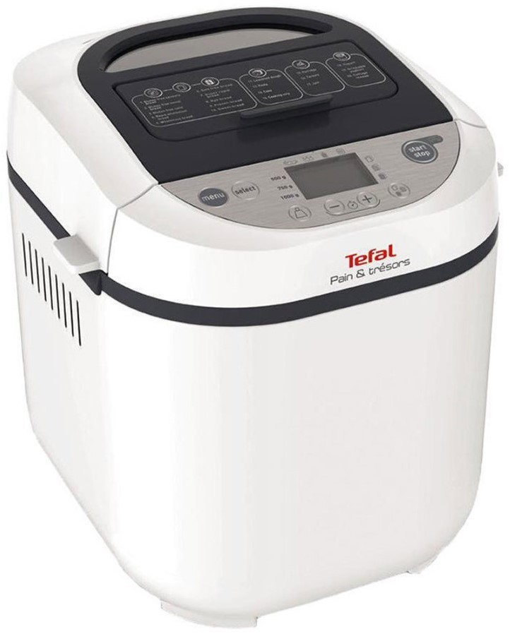 Maşină de pâine Tefal - PF250135, 700W, 20 programe, albă - imagine 1