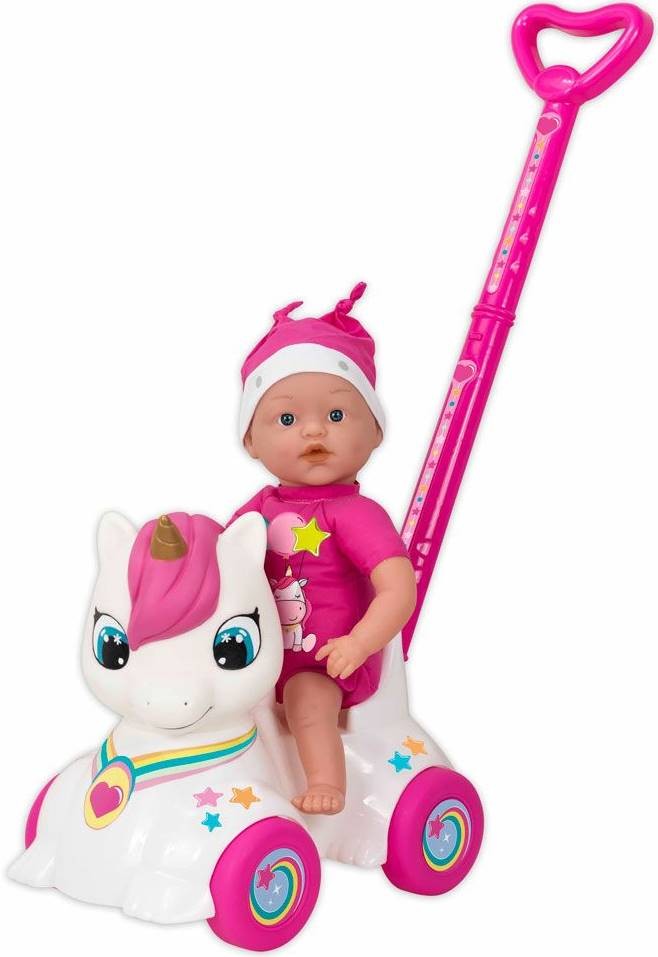 Set de joacă Loko Toys – Păpușă cu premergător Dollicorn - imagine 1