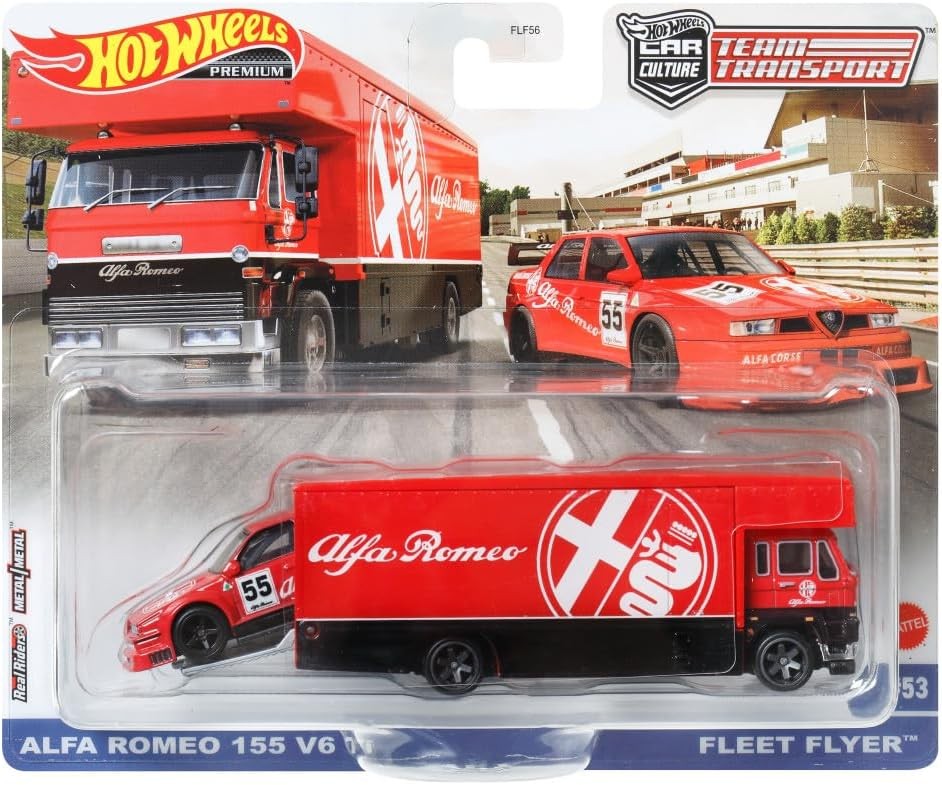 Set de juc rii Hot Wheels Car Culture Alfa Romeo 155 V6 Ti Fleet Flyer