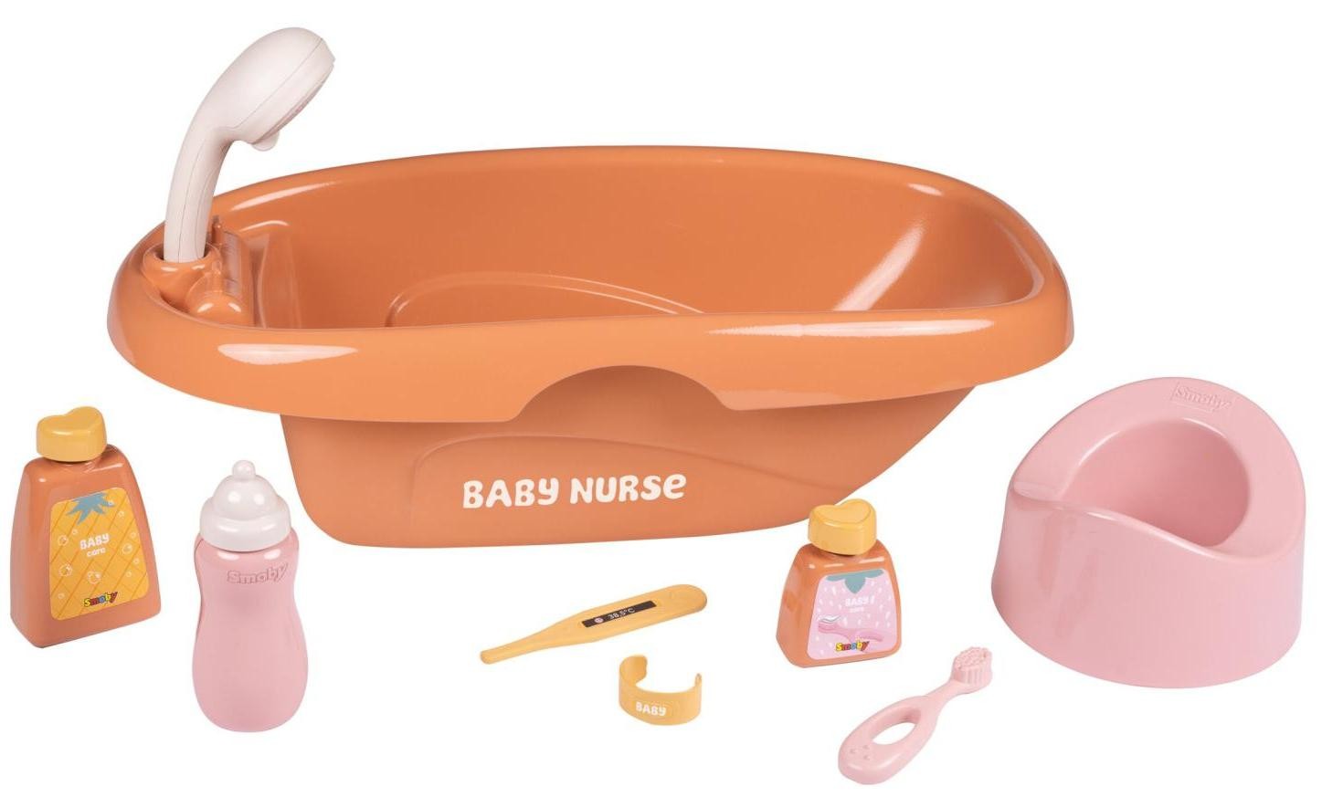 Set de joacă Smoby - Baby Nurse, cadă cu 8 accesorii
