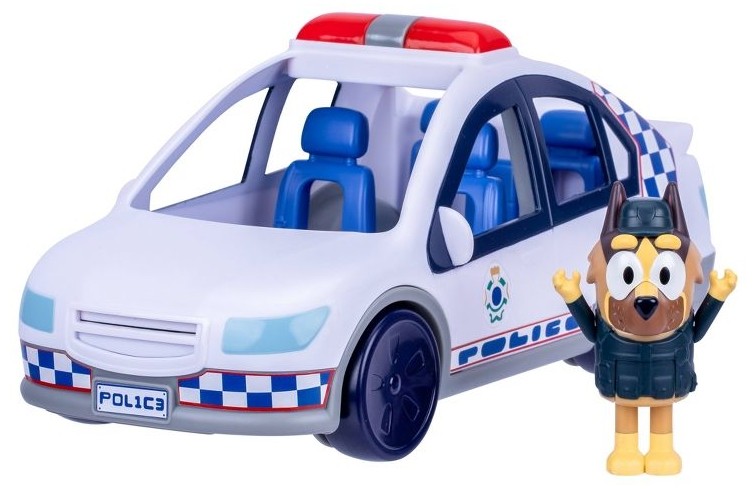 Set de joacă Moose Bluey - Mașină de poliție cu sunet și lumină, cu polițist