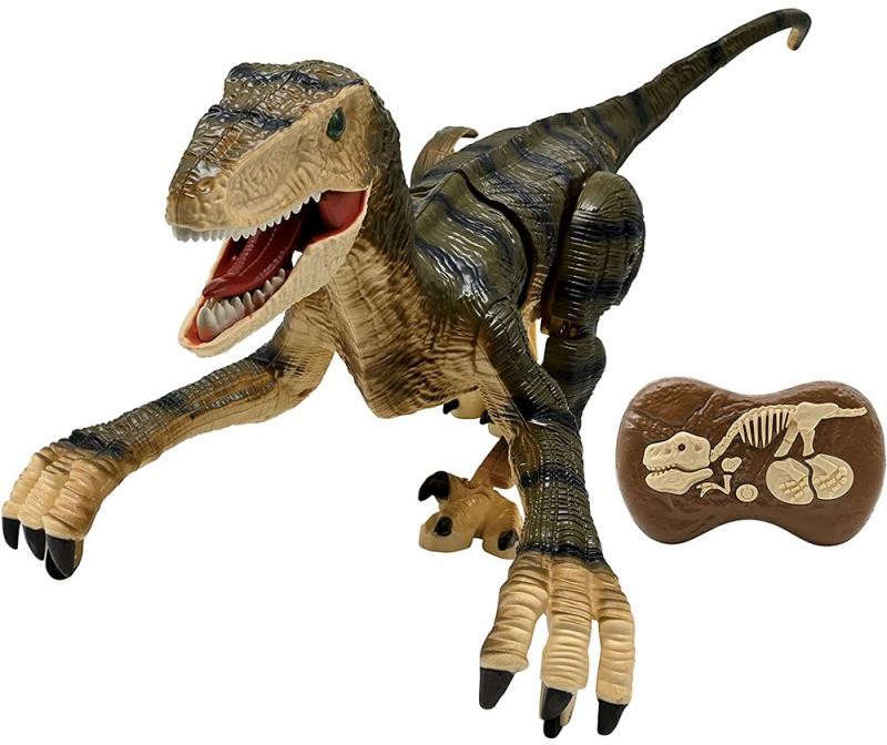 Jucărie interactivă Lexibook - Velociraptor, cu RC, verde - imagine 1