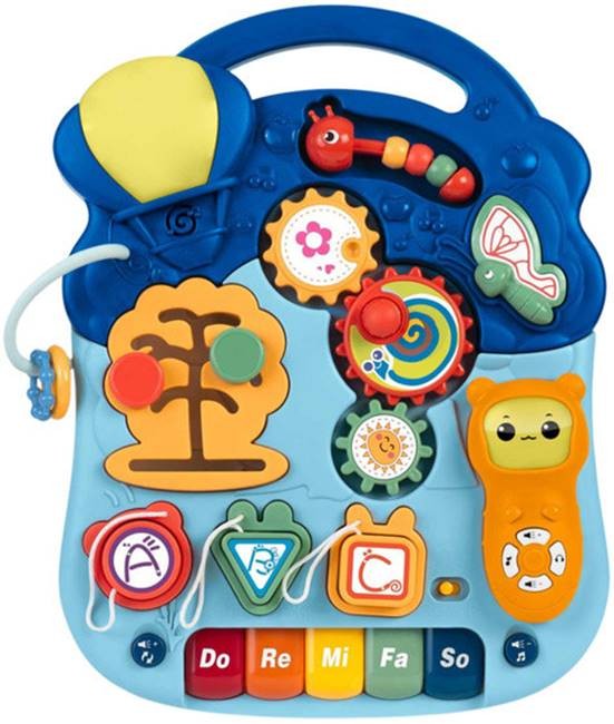 Jucărie interactivă Lean Toys - Masă educativă 6 în 1