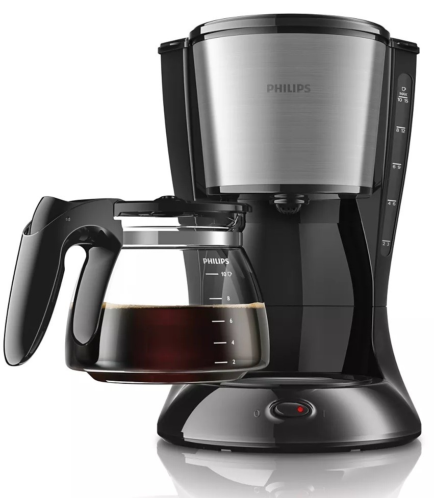 Aparat de cafea Schwarz Philips - HD7462/20, 1.2 l, negru - imagine 1