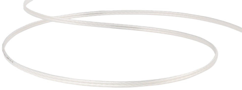 Cablu pentru boxe QED - Performance Silver Micro, 4x RCA, 1 m, alb