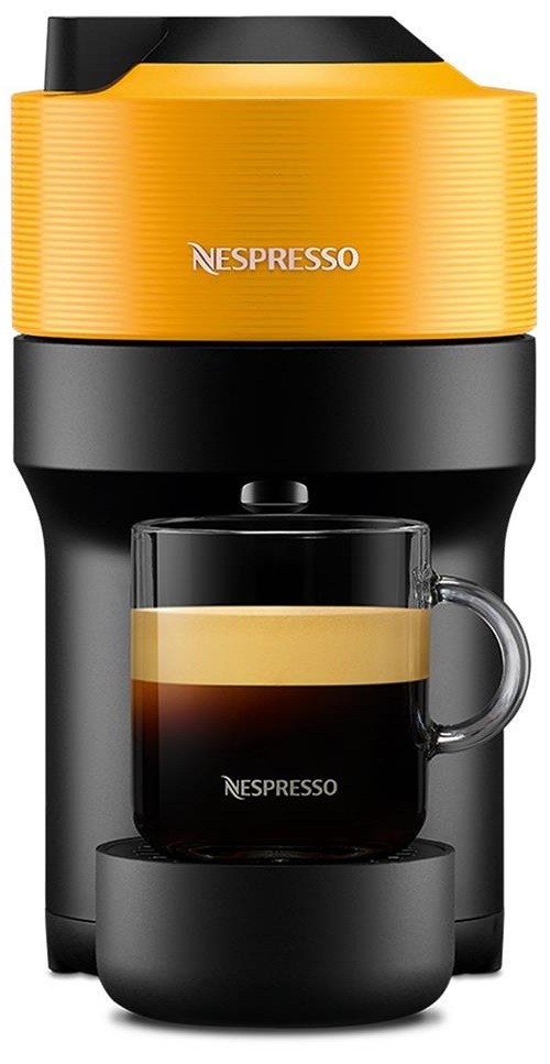 Aparat de cafea cu capsule Nespresso - Vertuo Pop, GDV2-EUYENE-S, 0.6 l, Mango Yellow - imagine 1