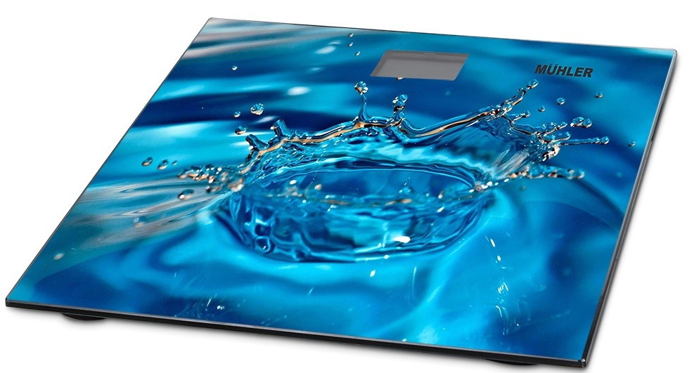 Cântar Muhler - MSC-3077, Water drop, 180 kg, multicolor - imagine 1