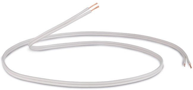 Cablu pentru boxe QED - Profile 42 Strand, 1 m, alb