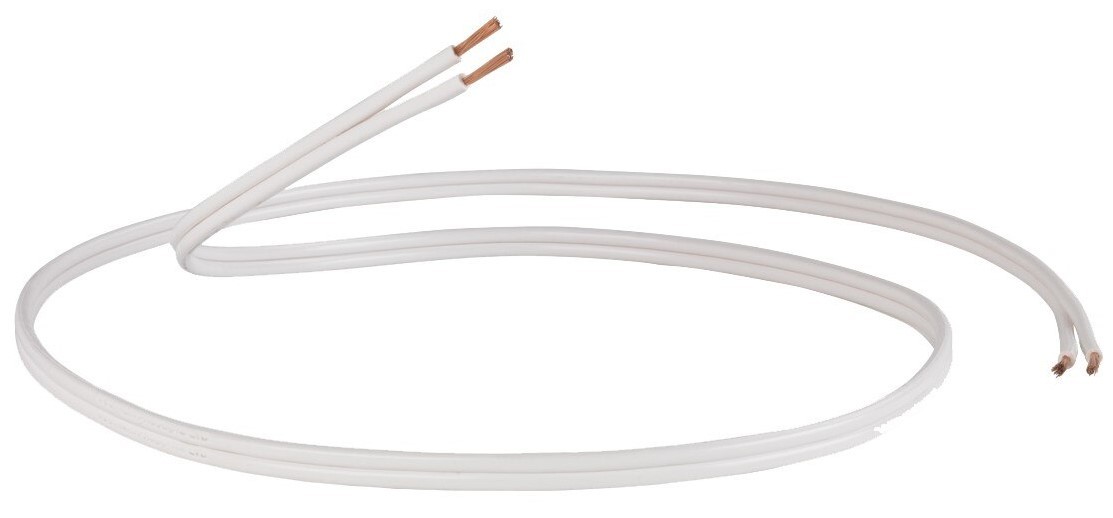 Cablu pentru boxe QED - Profile 79 Strand, 1 m, alb