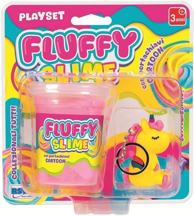 Breloc RS Toys - Fluffy Slime, Unicorn