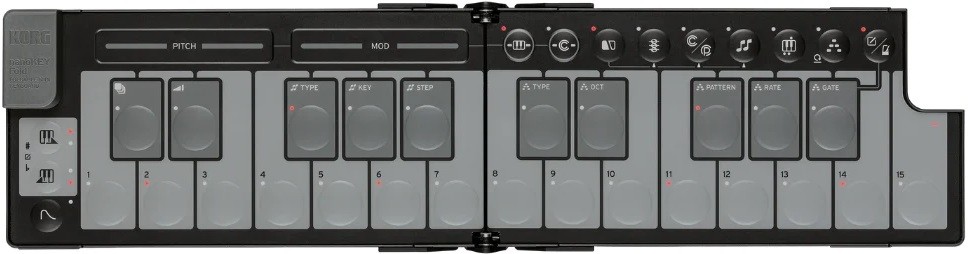Tastatură Korg - nanoKEY Fold, 25 taste, negru