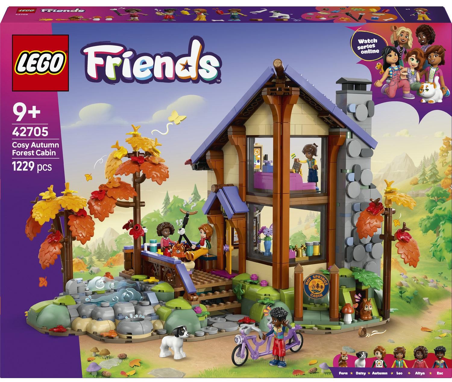 Constructor LEGO Friends - Cabană confortabilă de toamnă în pădure (42705) - imagine 1