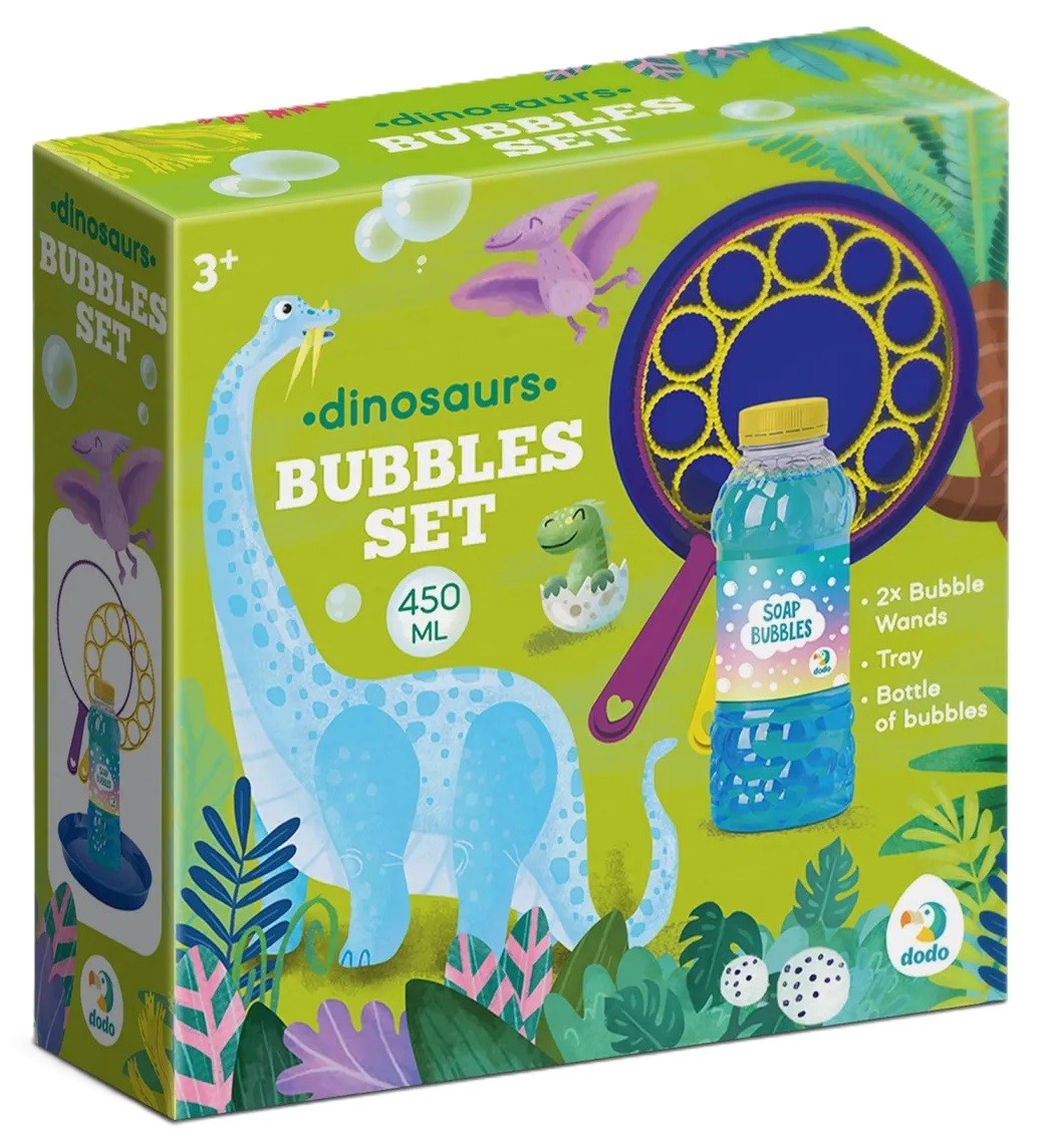 Set de bule de săpun AS Company - Dinozauri, 450 ml - imagine 1