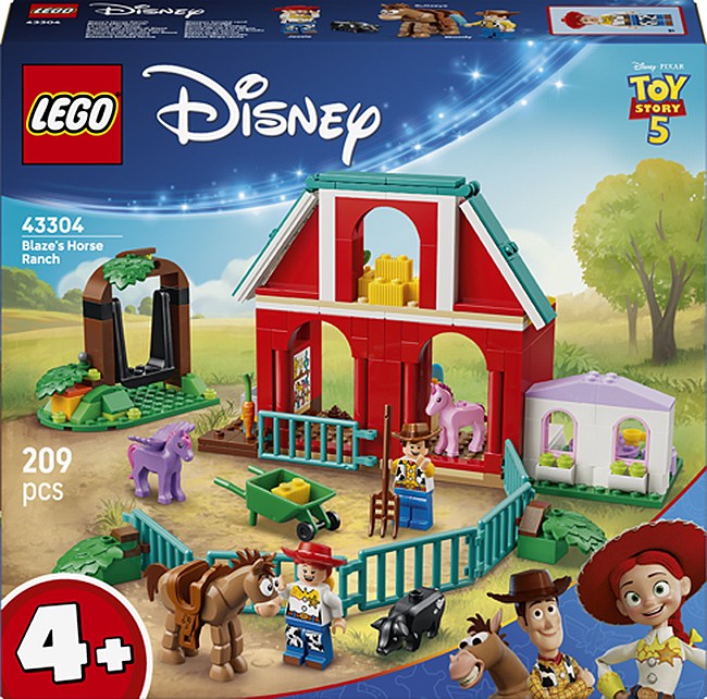 Constructor LEGO Disney - Toy Story 5: Ferma de cai a lui Blaze (43304) - imagine 1