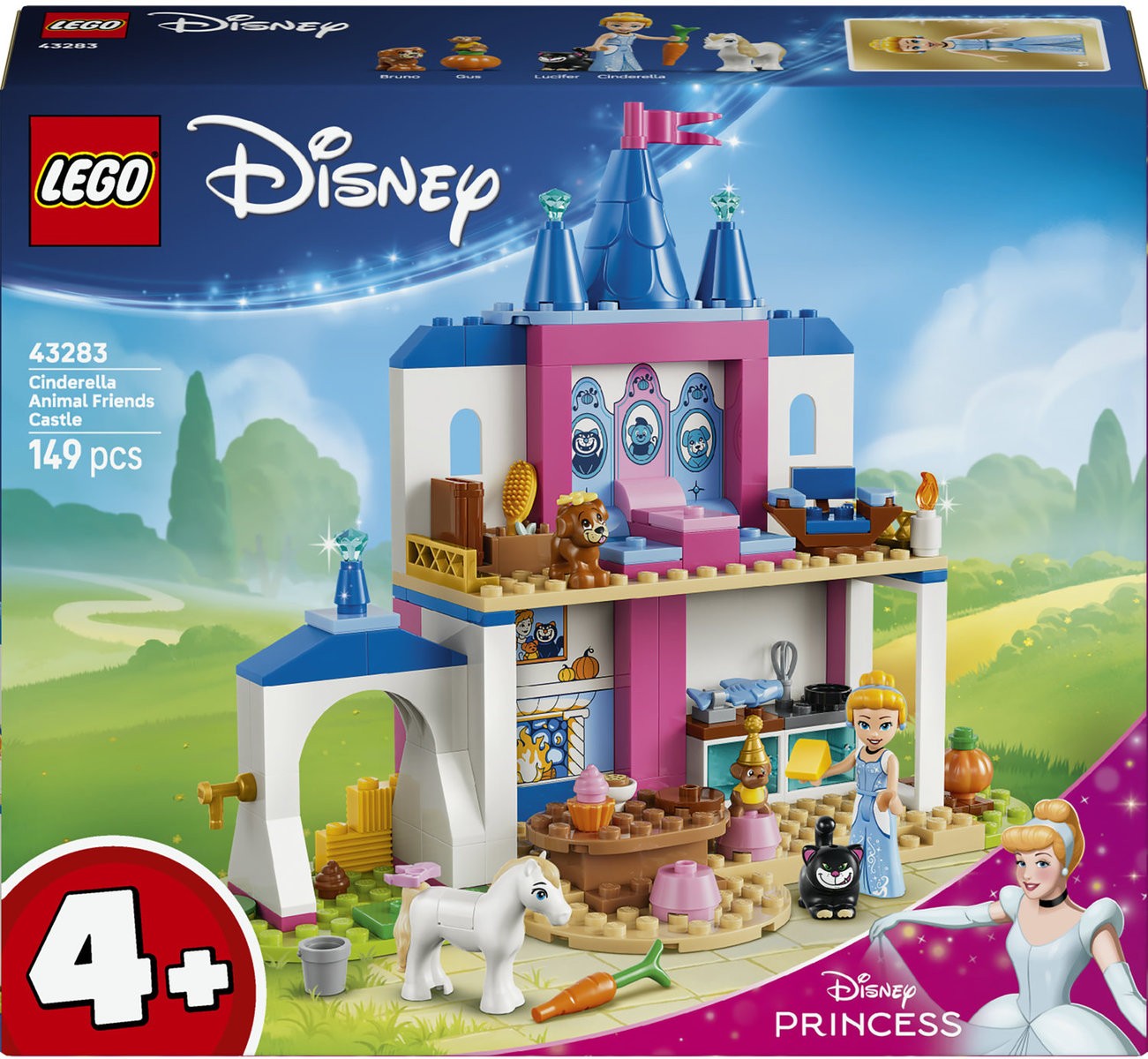 Constructor LEGO Disney Princess - Castelul prietenilor animale ai Cenușăresei (43283) - imagine 1