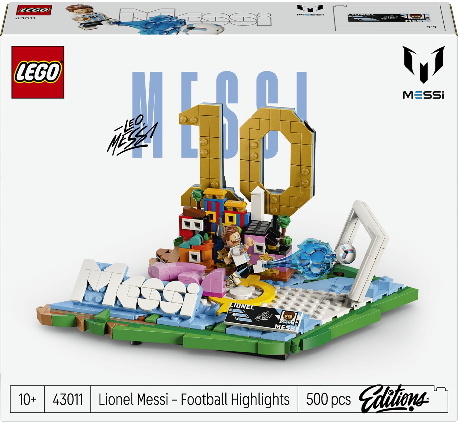 Constructor LEGO Football - Accente de fotbal: Lionel Messi (43011) - imagine 1