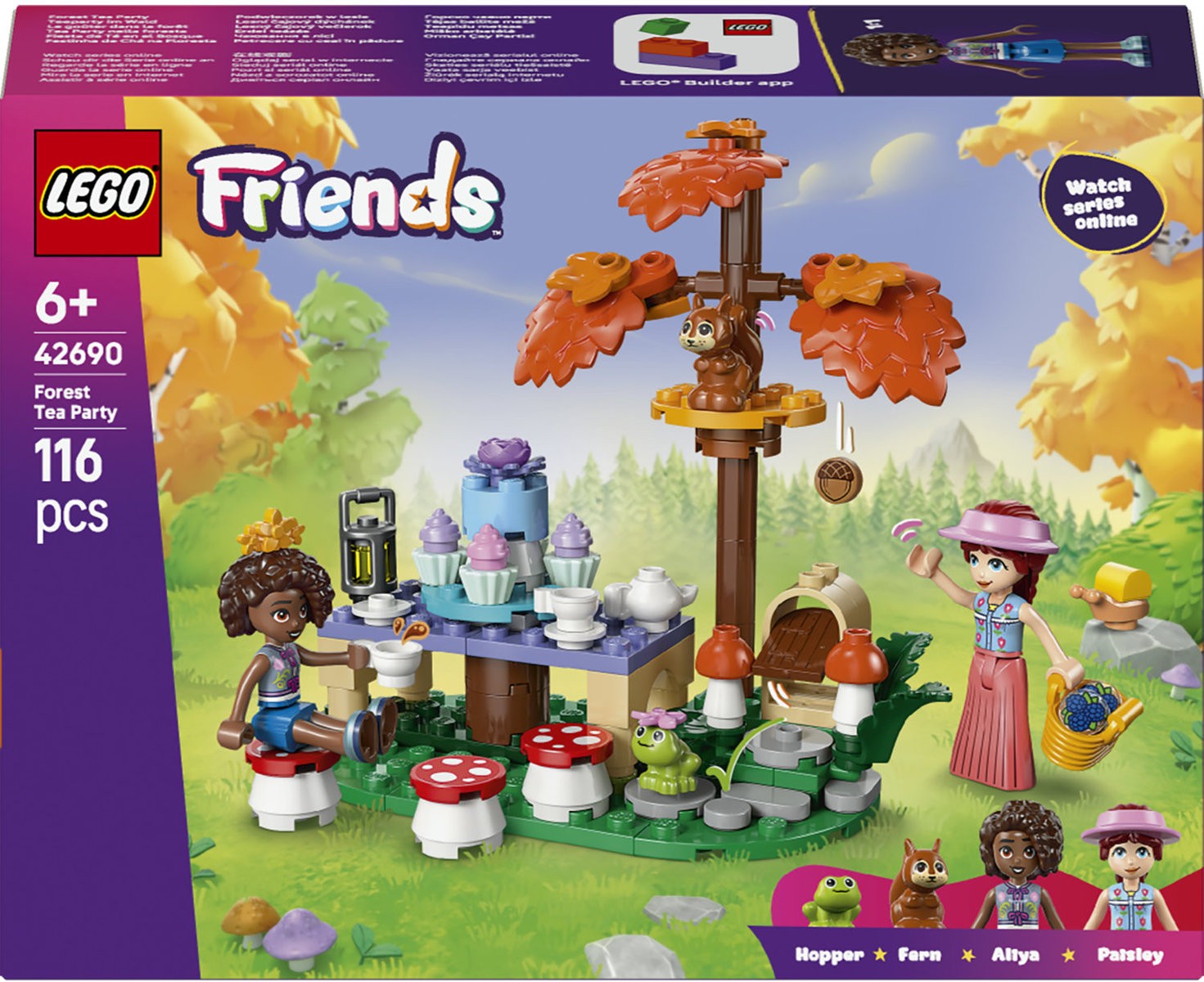Constructor LEGO Friends - Petrecere de ceai în pădure(42690) - imagine 1