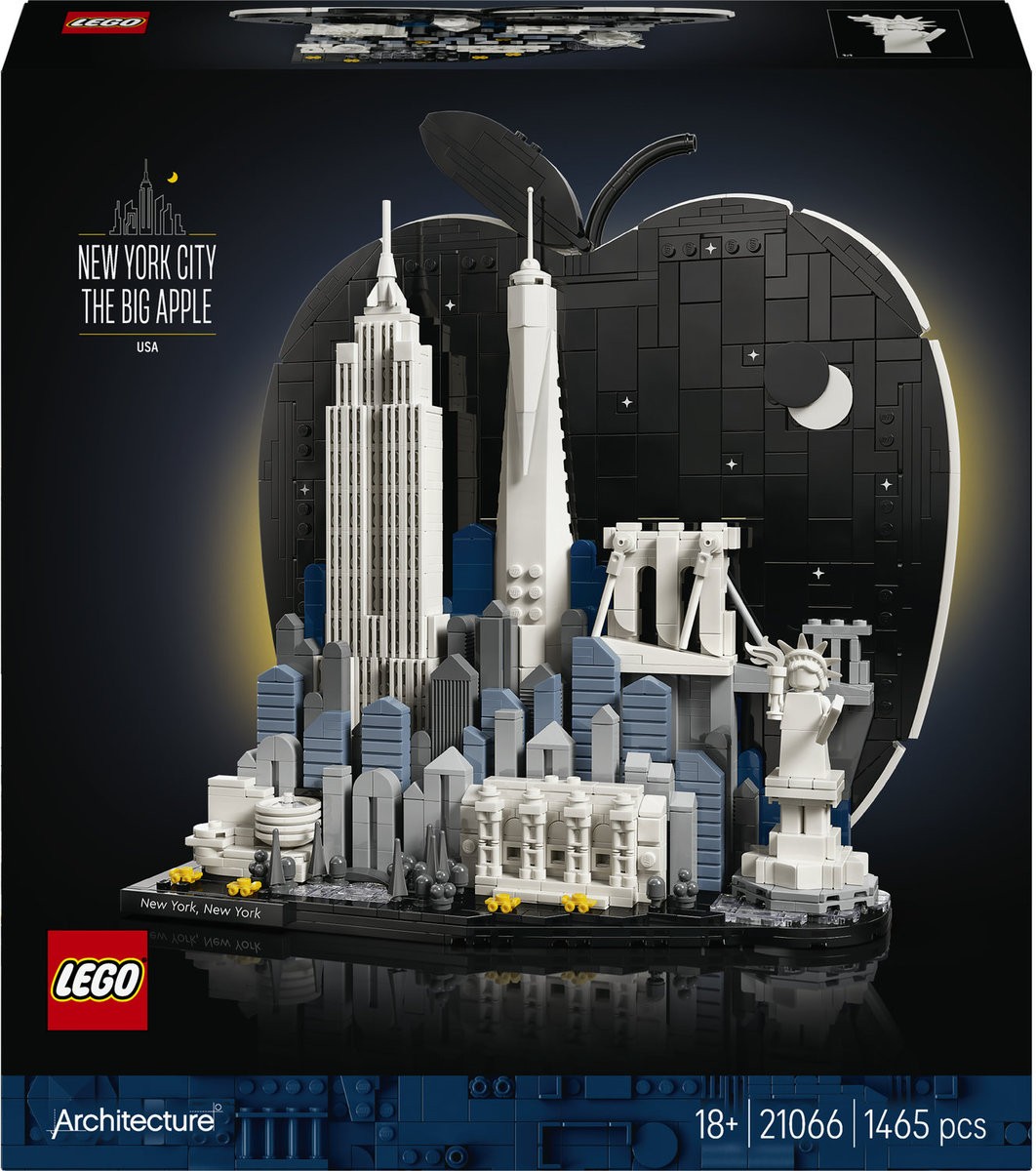 Constructor LEGO Architecture - New York: Marele Măr (21066) - imagine 1