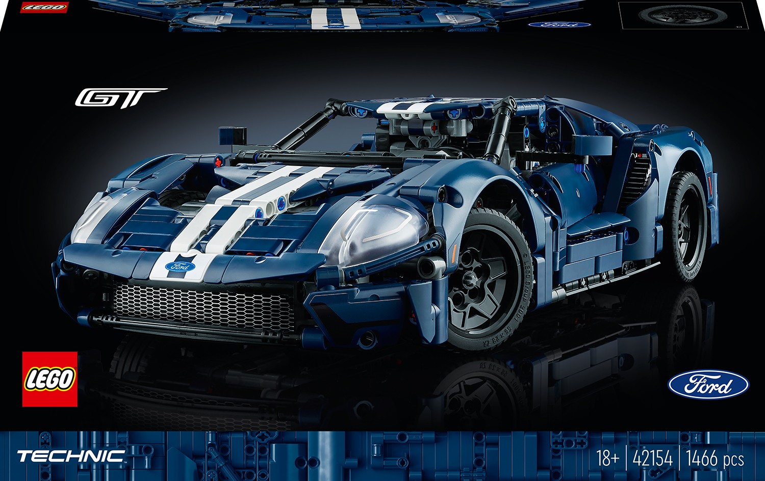 Constructor LEGO Technic - 2022 Ford GT (42154) | Ozone.ro