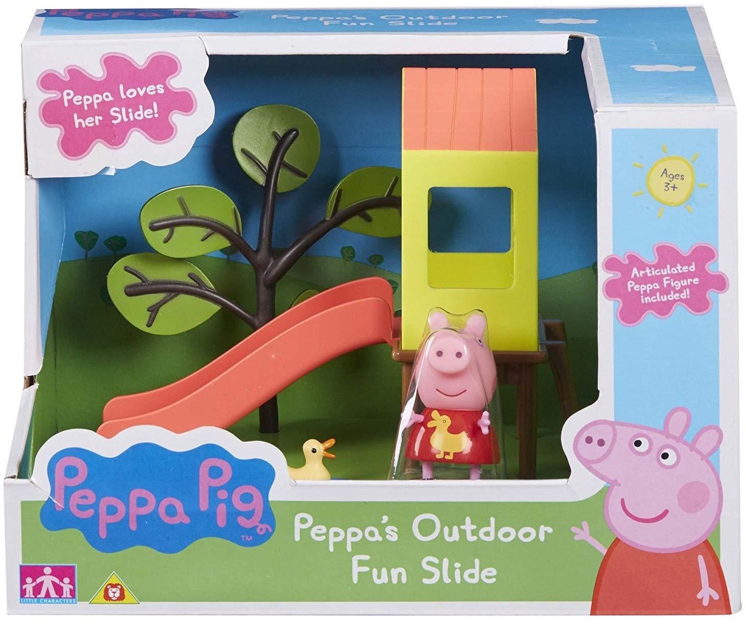 Set figurine Peppa Pig Loc de joaca cu tobogan Ozone.ro