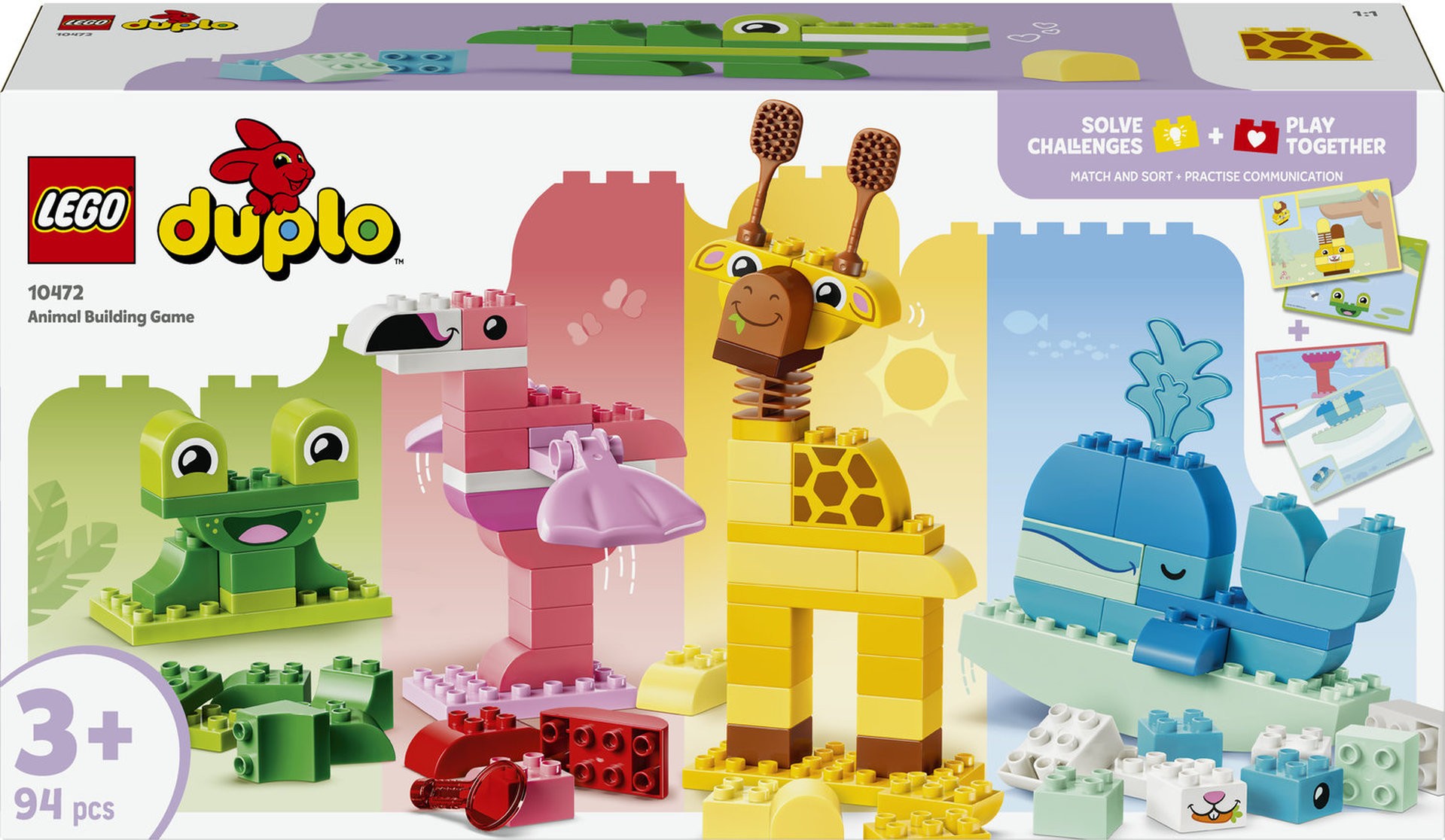 Constructor LEGO Duplo Town - Joc de construit animale (10472) - imagine 1