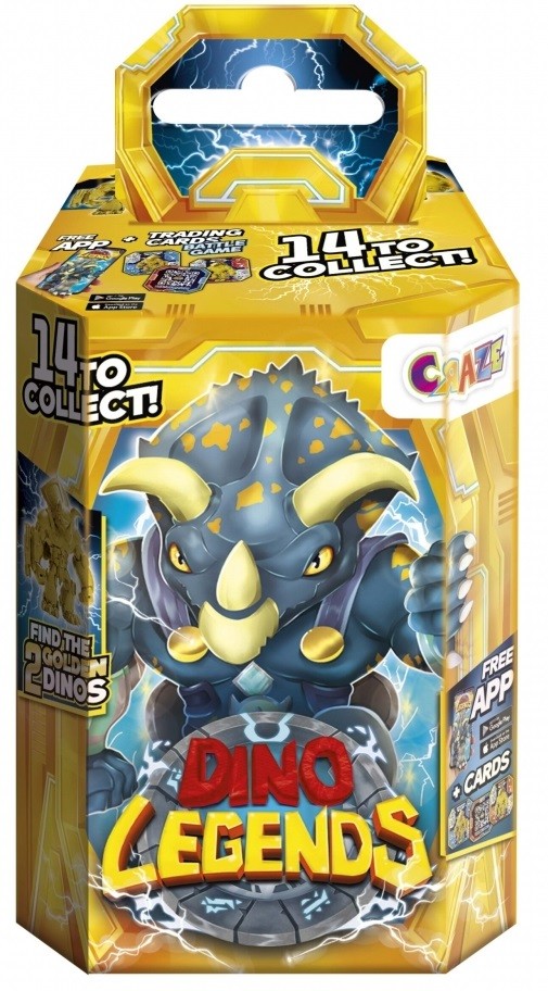 Figurină de colecție surpriză Craze - Dino Legends, sortiment
