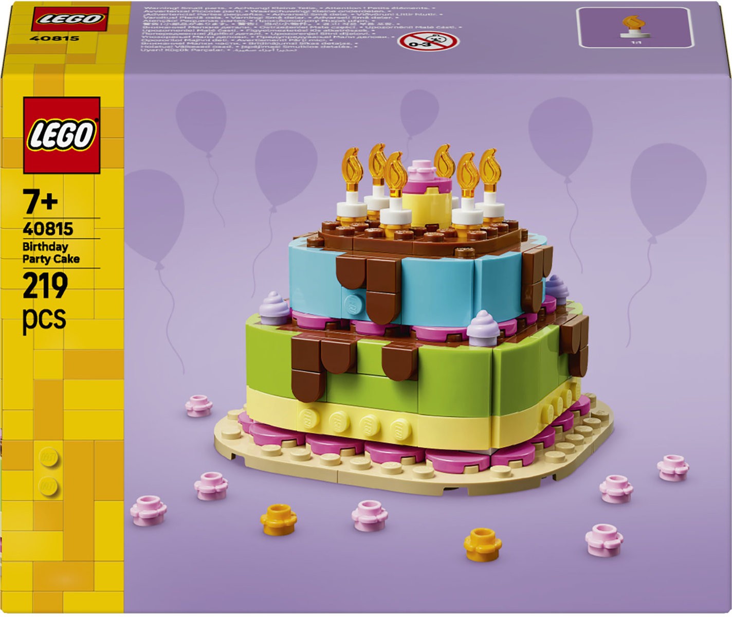 Constructor LEGO Iconic -Tort de petrecere pentru ziua de naștere(40815)