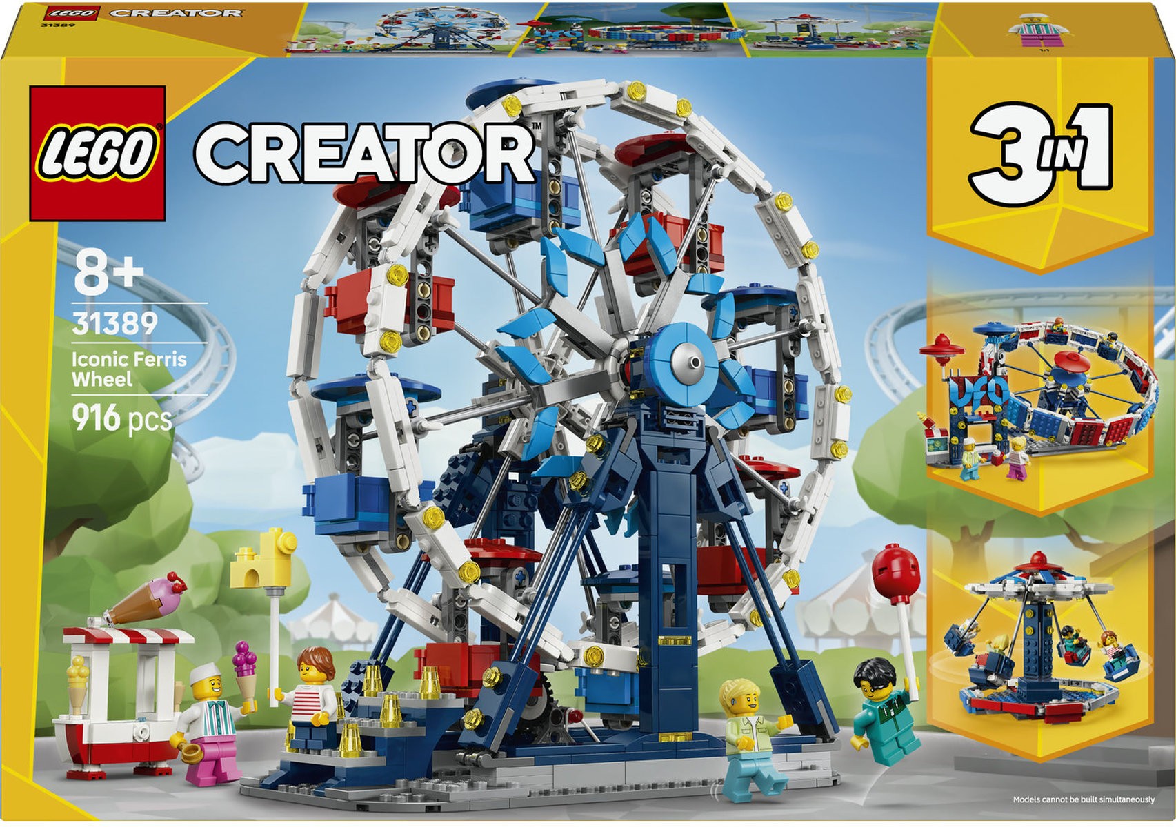 Constructor LEGO Creator 3 în 1 - Roată Ferris emblematică (31389) - imagine 1