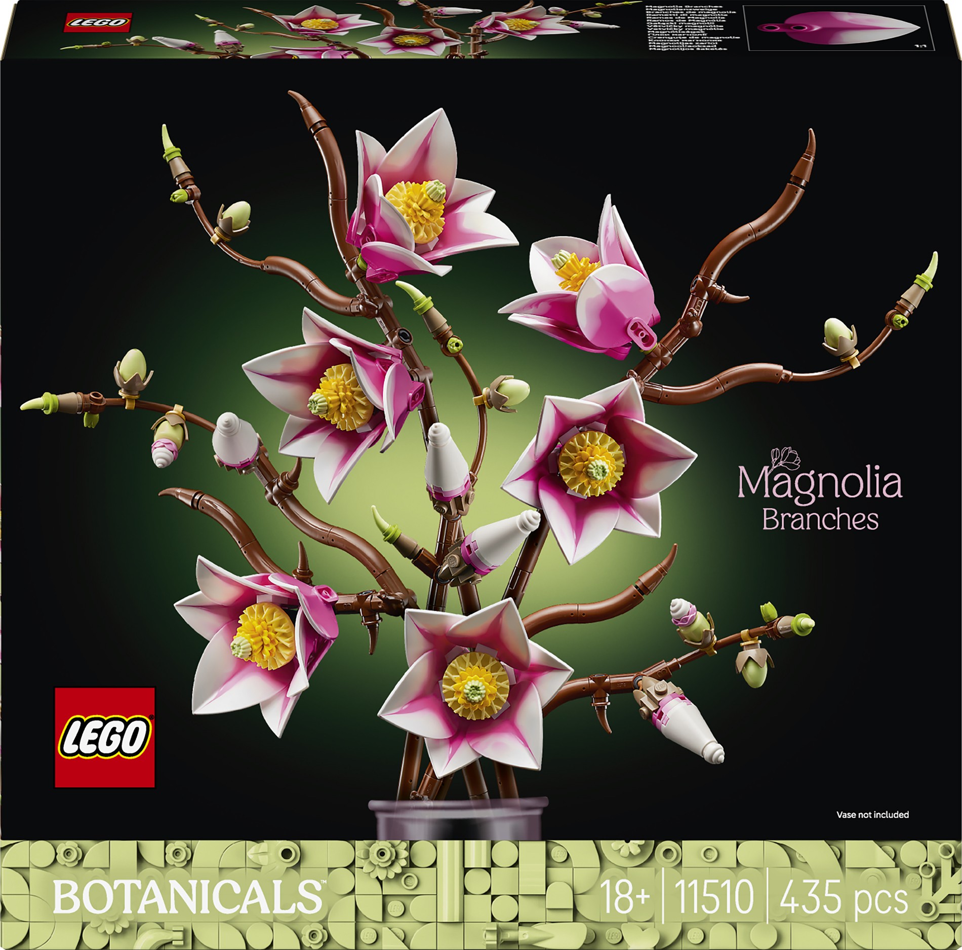 Constructor LEGO Botanicals - Crenguțe de magnolie (11510)